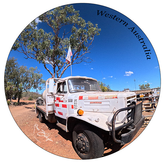 Western Australia Circle 70mm x 70mm sticker 0643 (Copy)